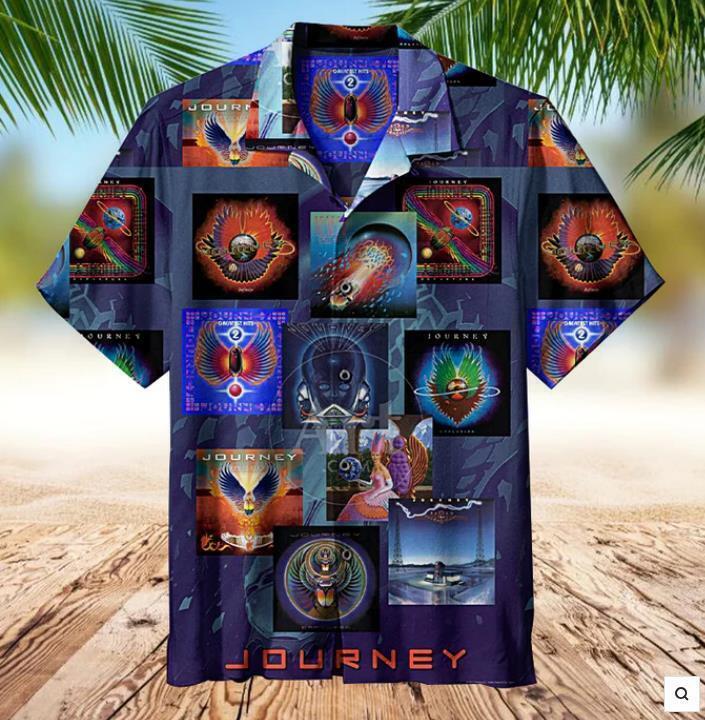 Journey Hawaiian Shirt tropical summer shirt tropical aloha 3d gift