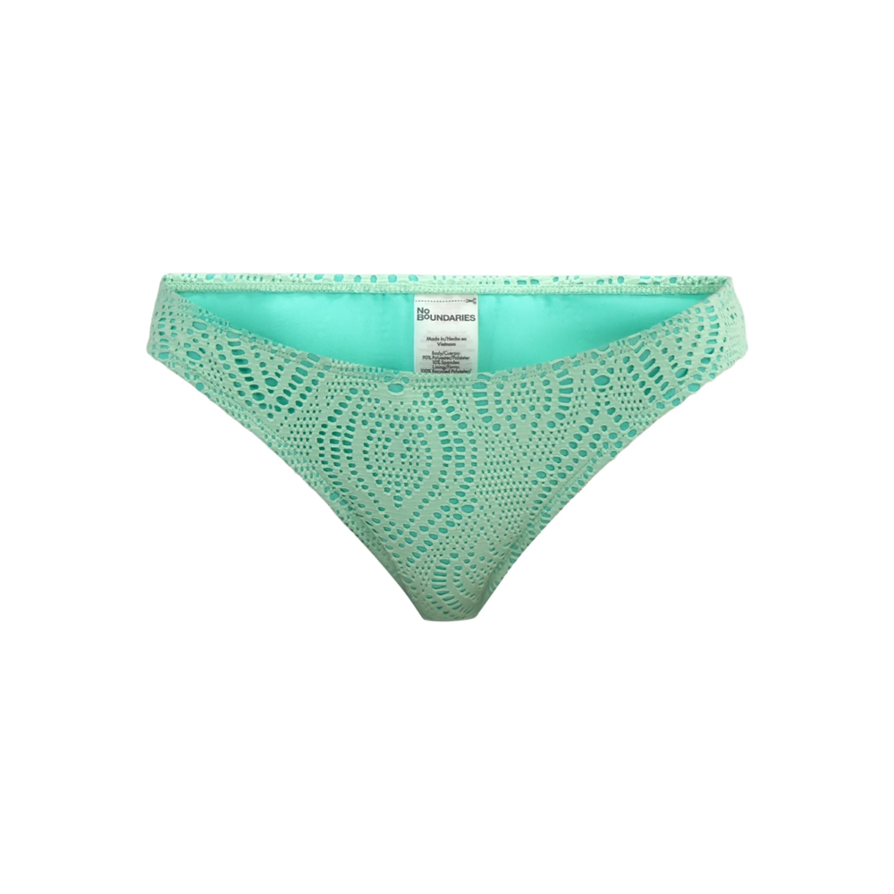 NEW Boho Crochet Eyelet Textured Bikini Bottoms Choose Size Color NWT M-XXL