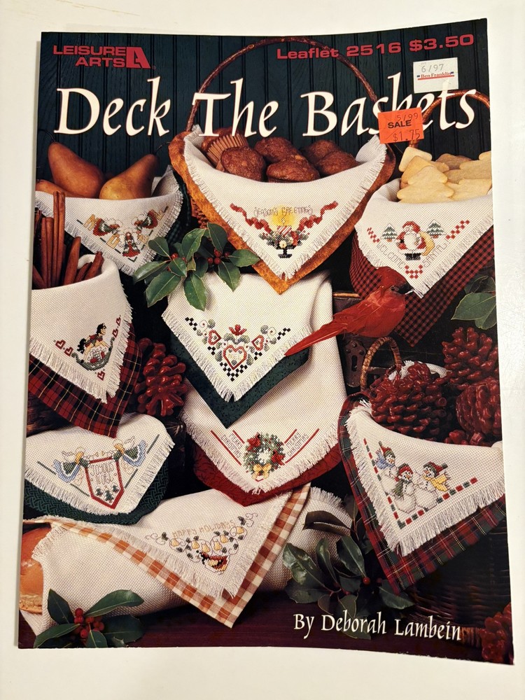 Deck The Baskets By Deborah Lambein Cross Stitch Leaflet 2516
