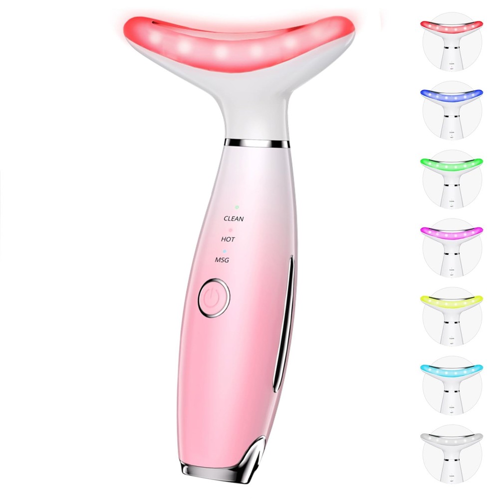 7 Color Galvanic Red Light Therapy Machine for Face Neck Massage Skin Rejuvenation