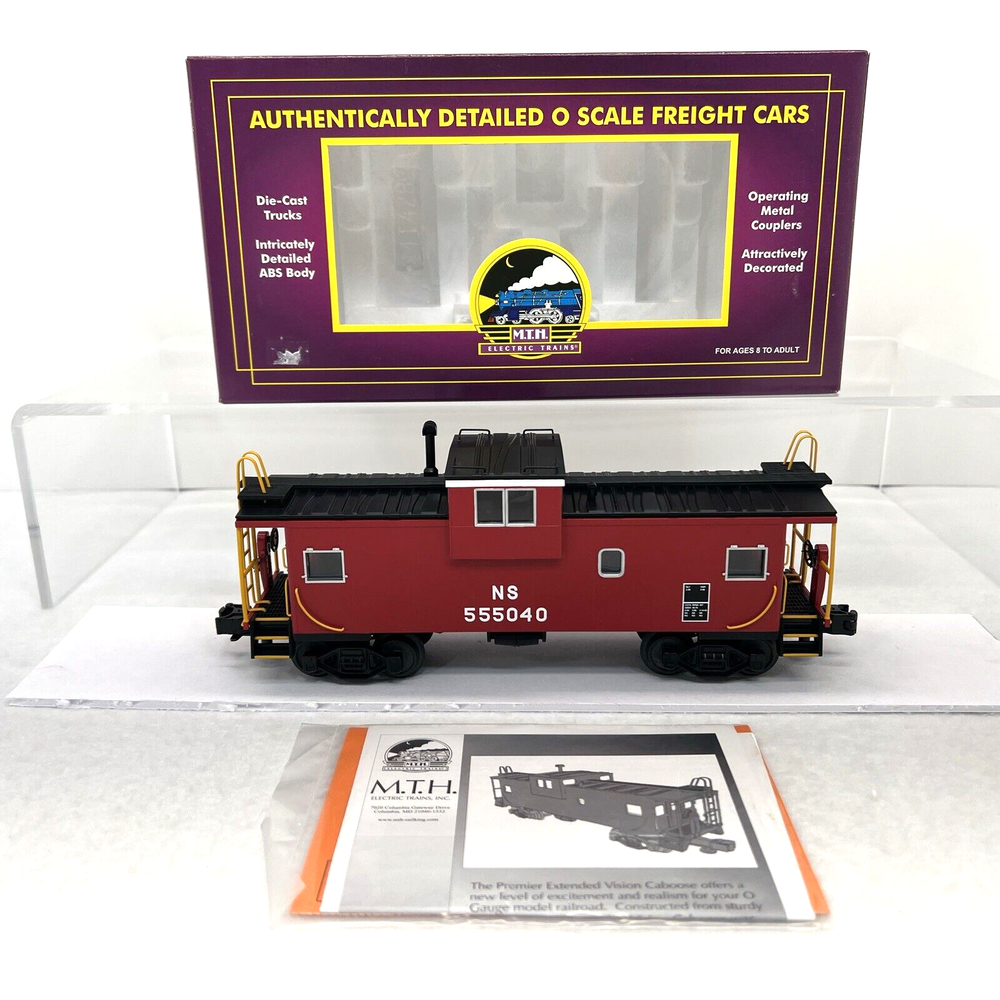 MTH Premier 20-91119 Norfolk Southern Extended Vision Caboose #555040 O New NS