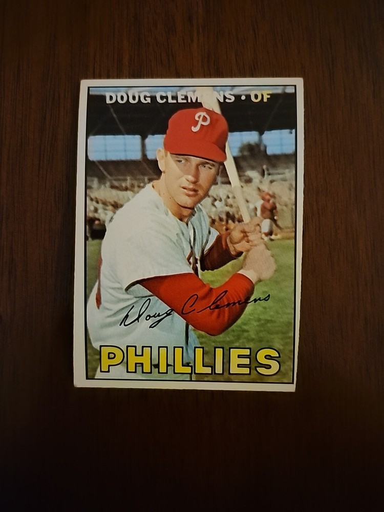 1967 Topps Doug Clemens #489 Rare Semi High NR-MINT Baseball Card