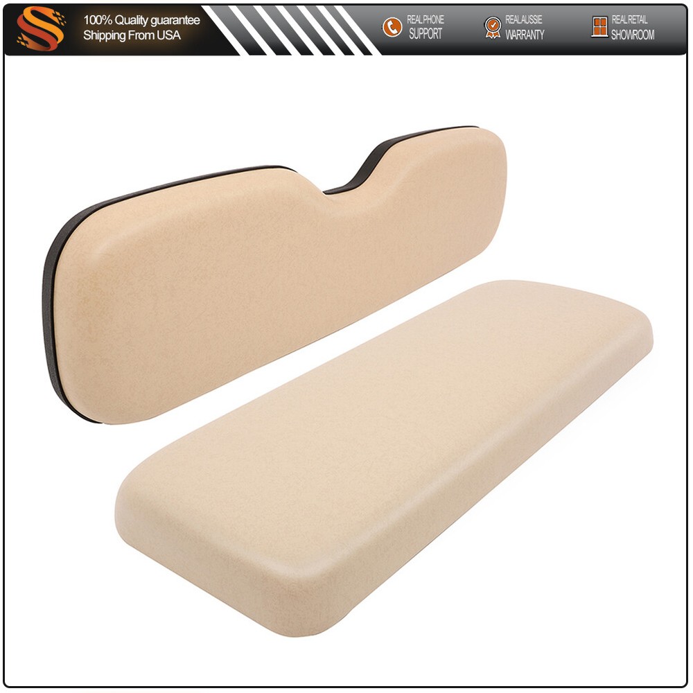Golf Cart Rear Seat Kits & Club Car DS Buff Rear Golf Cart Cushion Set For GTW
