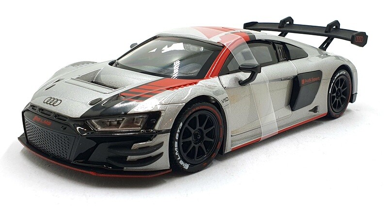 1/24 Scale Audi R8 LMS GT3 Diecast Model - Grey by Motor Max