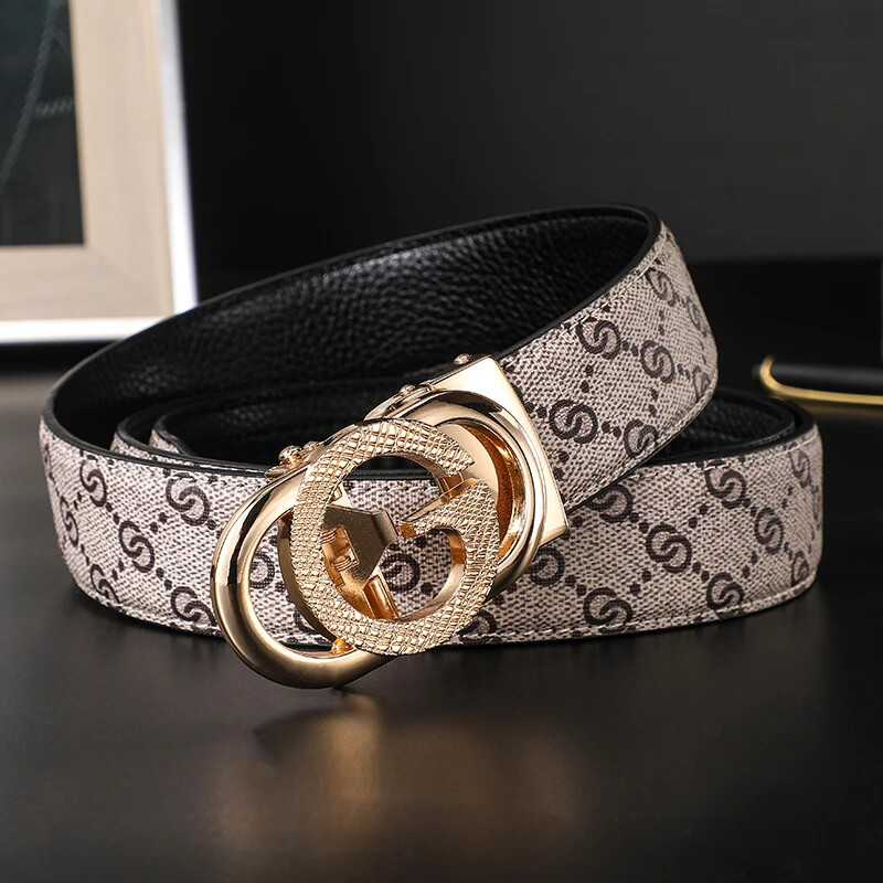 Luxury Designer Business Mens Belt by Renowned High-Quality Male Brand