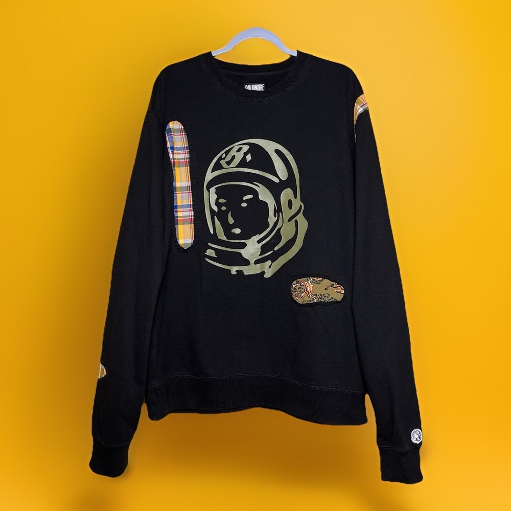 Billionaire Boys Club Fleece Knit Crewneck Sweatshirt Oversized Astronaut XXL