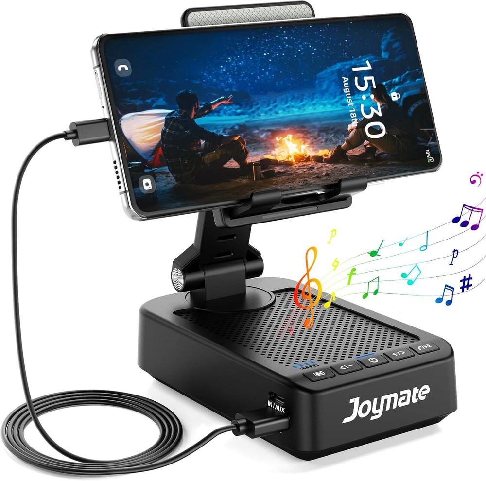 Gifts for Men Women, Joymate Bluetooth Speaker Phone Stand with Charging