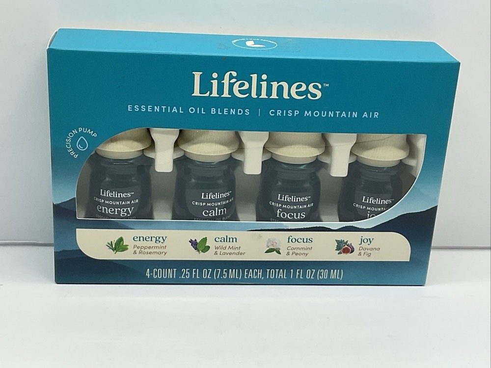 Lifelines Crisp Mt Air Essential Oil Blend for Mess-Free Home Aromatherapy