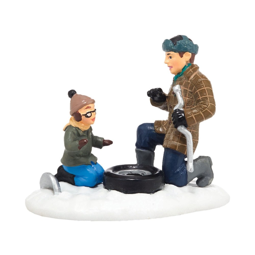 Christmas Story Village Oh Fudge Accessory 2 Inch Green Brown Holiday Decor