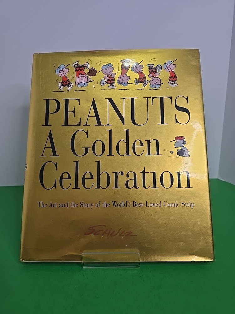 Peanuts A Golden Celebration by Charles Schulz 1999 Hardcover with Dust Jacket