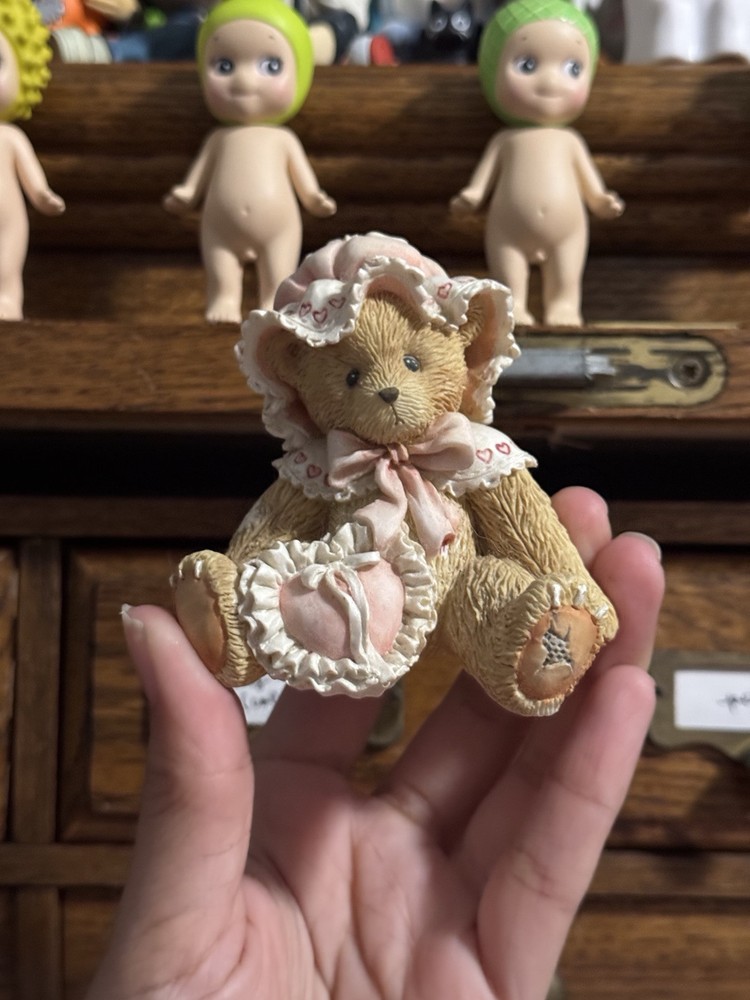 1993 Cherished Teddies Nancy Bear Figurine #916315 Collectible