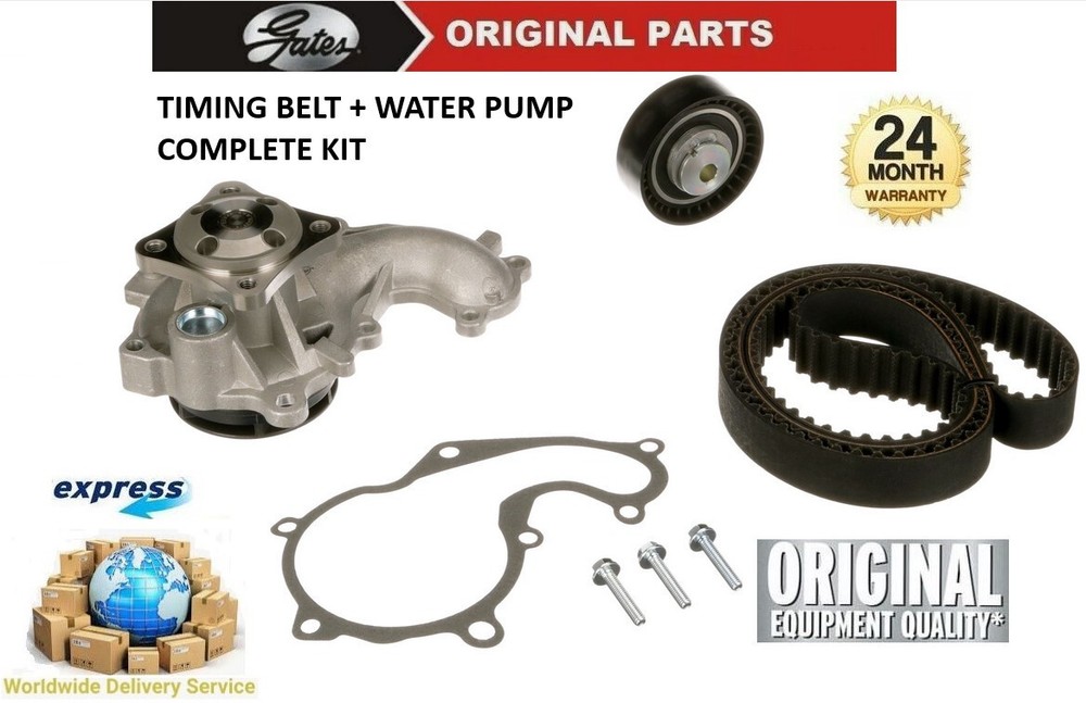 GATES WATER PUMP & TIMING BELT KIT for FORD MONDEO IV Turnier 1.8TDCi 2007-2012