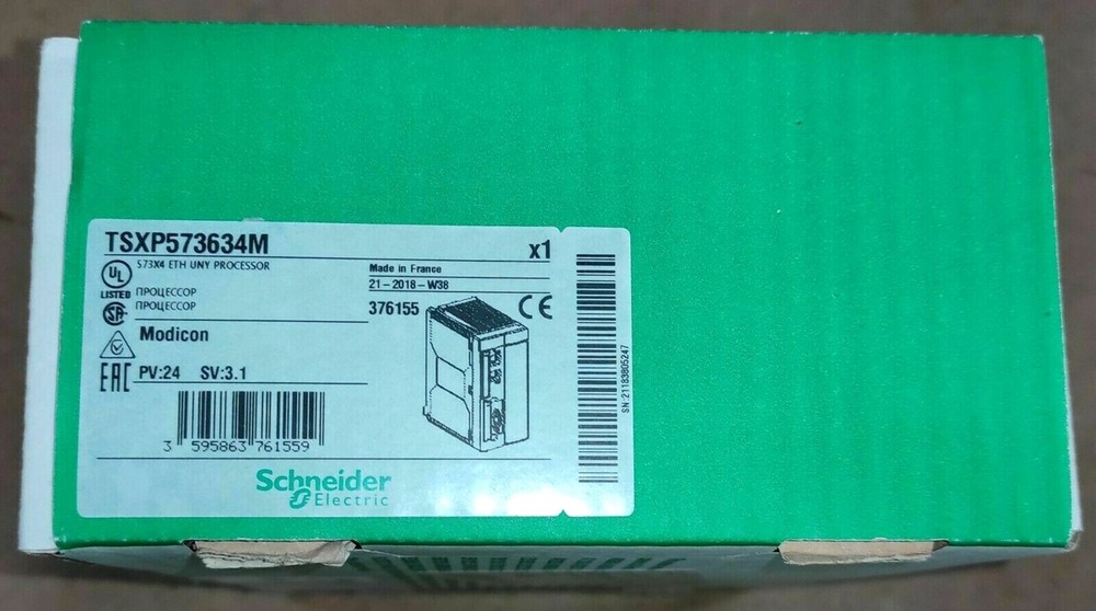 NEW SCHNEIDER TSXP573634M Processor Unit