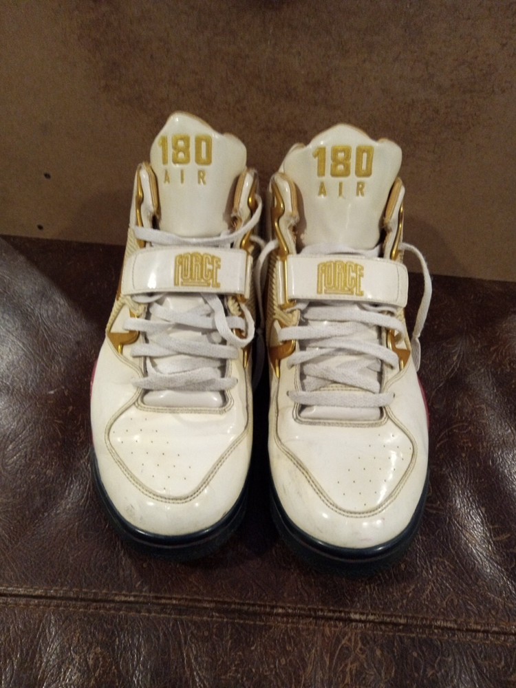 MEN'S NIKE AIR FORCE 180 FINISH LINE 25TH ANNIVERSARY SZ  13 PRE OWNED