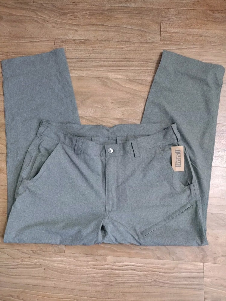 Duluth Trading Men’s 40x32 Flex Breezeshooter Gray Stretch Pants NWT $79