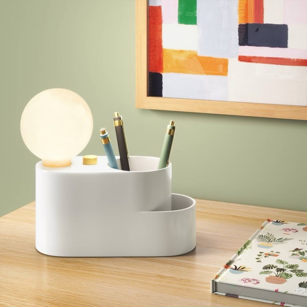 Target room essentials Desk Organizer with Lamp