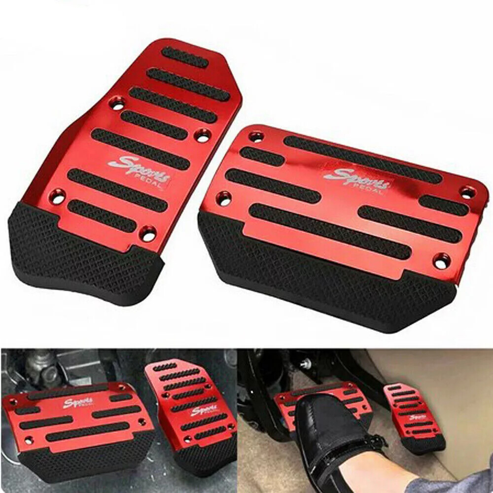 1 Set Automatic Car Parts Brake Foot Pedal Pad Non-slip Guard Cover Accessories