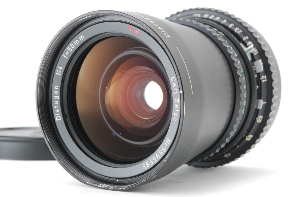 Hasselblad Carl Zeiss T* Distagon 50mm F4 Black Lens Exc+5 Japan