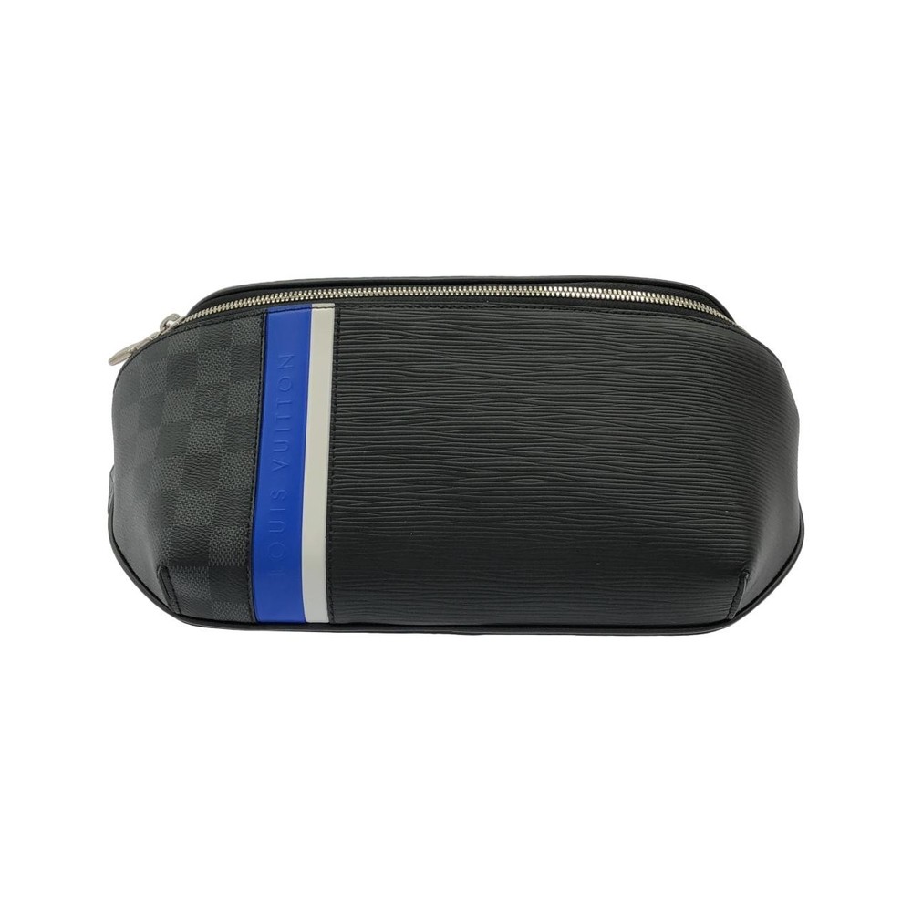Authentic LOUIS VUITTON Epi Damier Graphite Bum bag M56610 Shoulder bag  #270...