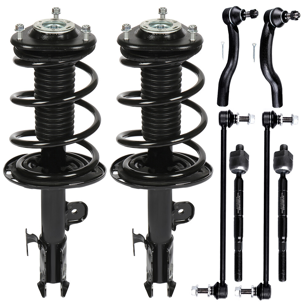 Front Complete Strut Sway Bar Tie Rod Kit for 2006-2012 Toyota RAV4 3.5L