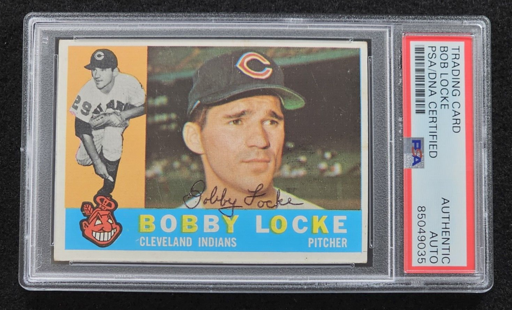 1960 Topps Bobby Locke #44 Rookie Card Vintage Baseball