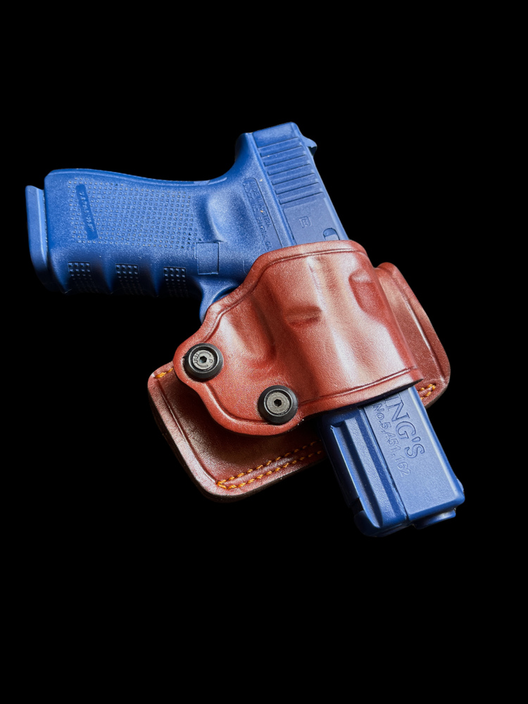 Custom Glock Yaqui Slide Leather Holster - Pick Model, Color & Side