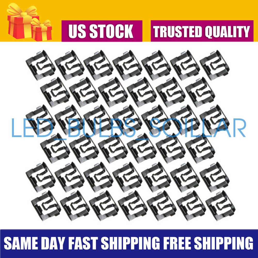40x Window Trim Molding Clips Fits For Ford Mustang 1964 1965-1993