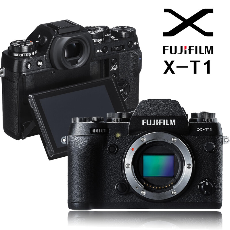 Fujifilm X-T1 16.3MP Mirrorless Digital Camera Black / 3.0-Inch LCD (Body Only)