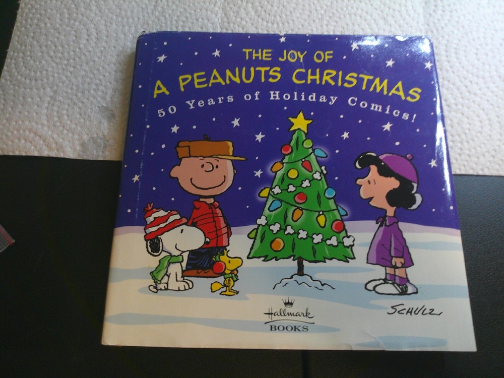 50 Years of Peanuts Christmas Holiday Comics Hardcover with Jacket