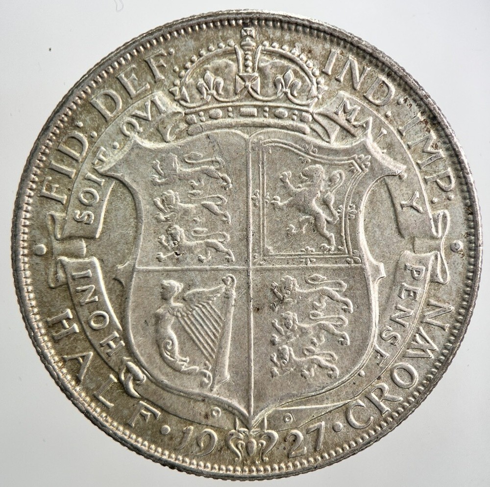 1927 George V Silver Half-Crown High Grade Collectible Coin