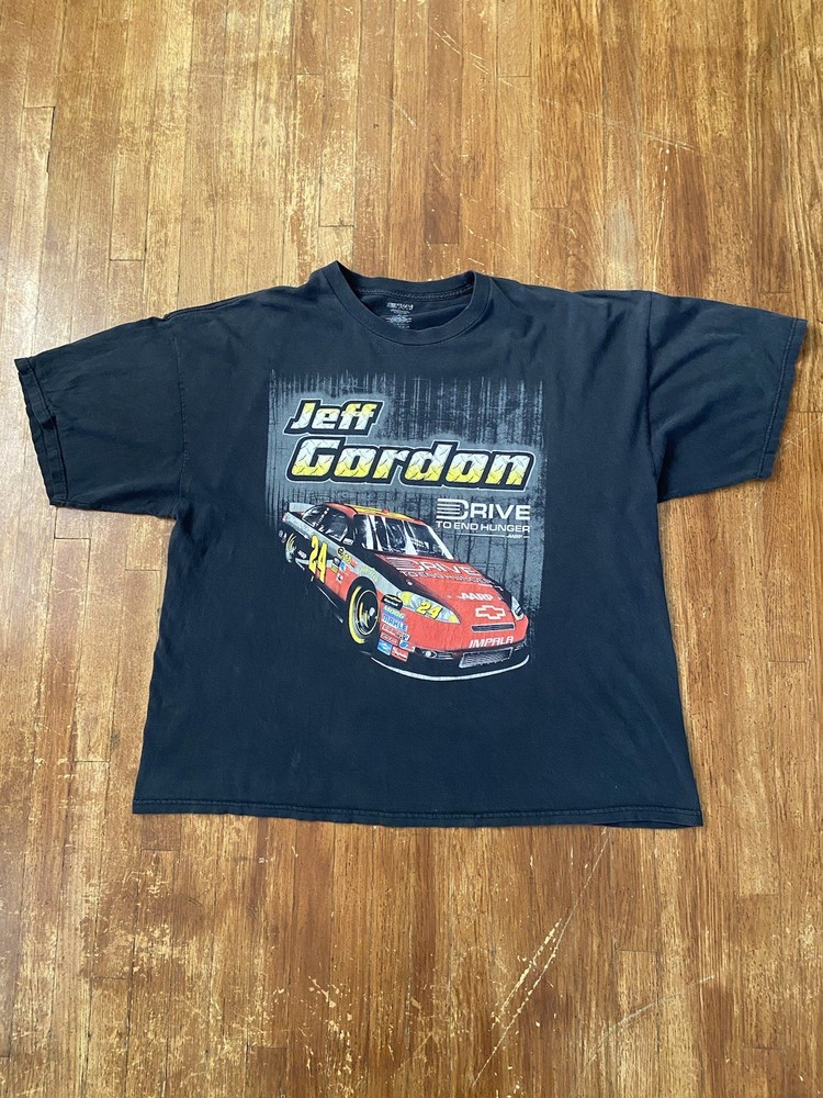 Vintage Y2K NASCAR Racing Double-Sided Graphic Black T-Shirt Men’s Size 3XL