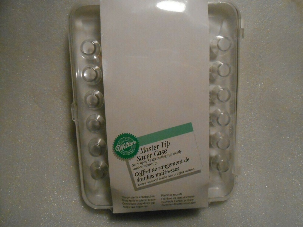 Wilton 52-Piece Cake Decorating Tip Set with Storage Case New