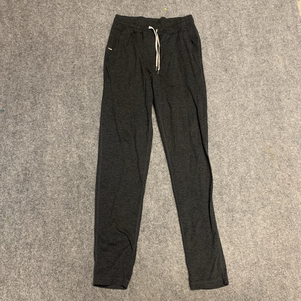 Vuori Ponto Pants Mens Small Gray Joggers Stretch V418 Lighweight Hipster
