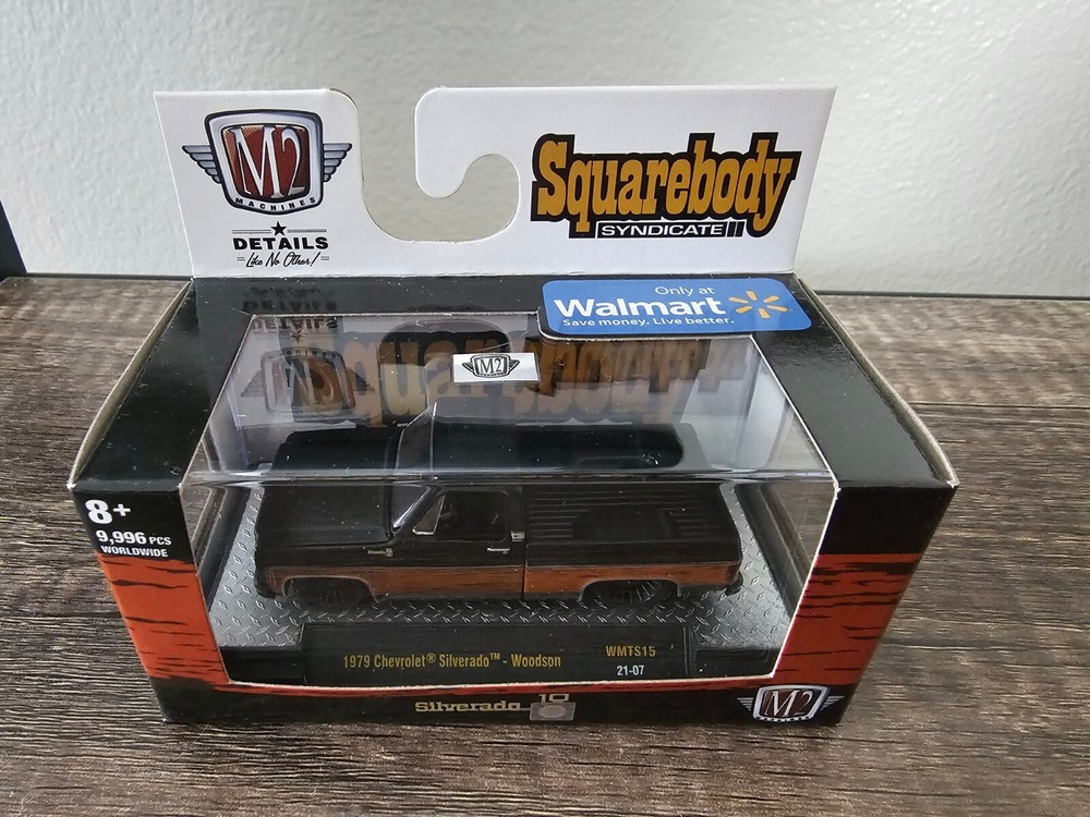 M2 Machines 1:64 Diecast 1979 Chevrolet Silverado Woodson Squarebody