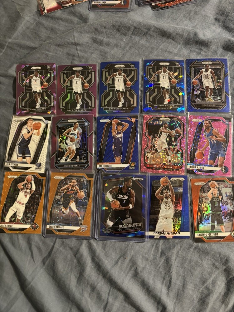 Prizm Select Lots Of 35 cards (25 Numbered&10 Red Sparkle SSP ) RC Stars veteran