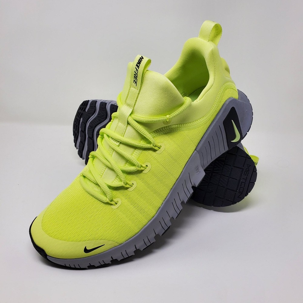 Nike Free Metcon 6 Training Running Shoes Light Lemon Men's Size 10.5 FJ7127-700