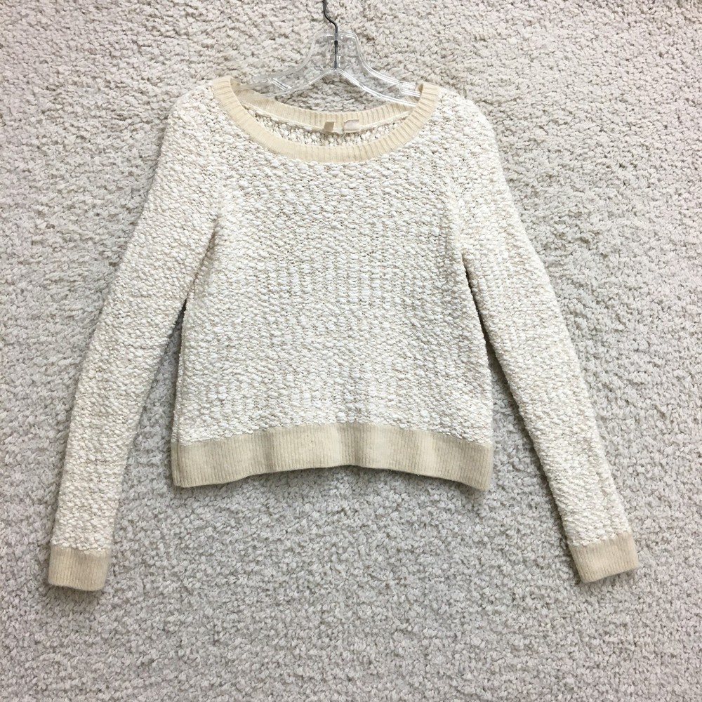 Moth Anthropologie Sweater Medium Adult Beige Arbor Pullover Wool Blend Womens M