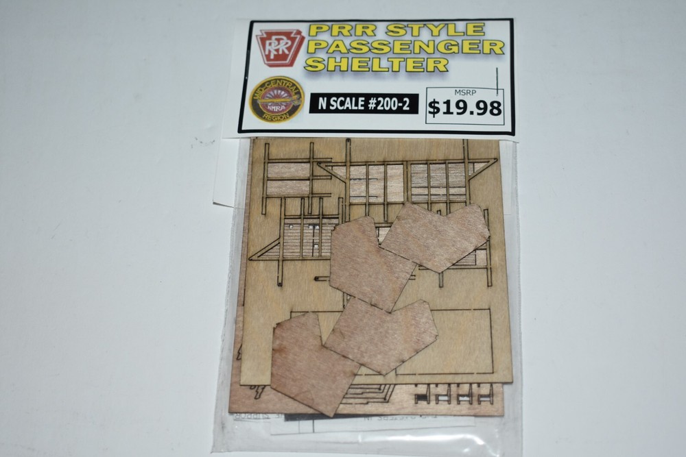 N Scale MPP 200-2 Pennsylvania Style Passenger Shelter C47780