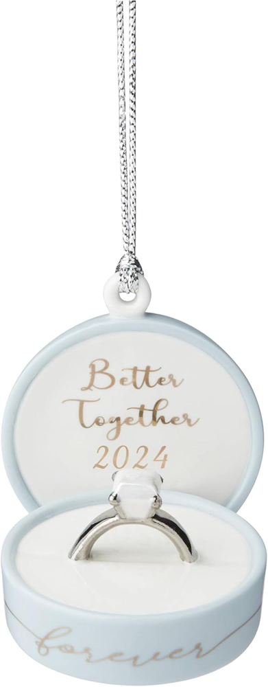895775 2024 Together Forever Ring Box Ornament, Christmas