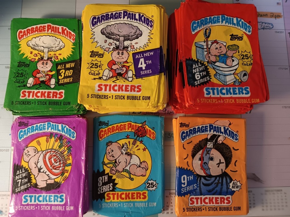 1986 Garbage Pail Kids GPK Complete Set 30 Cards with Original Wrappers & Box