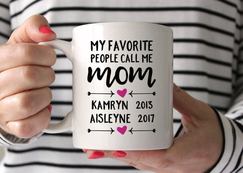 Personalized Birthday Gift For Mom From Daughter Or Husband Mom Gift Cute Coffee