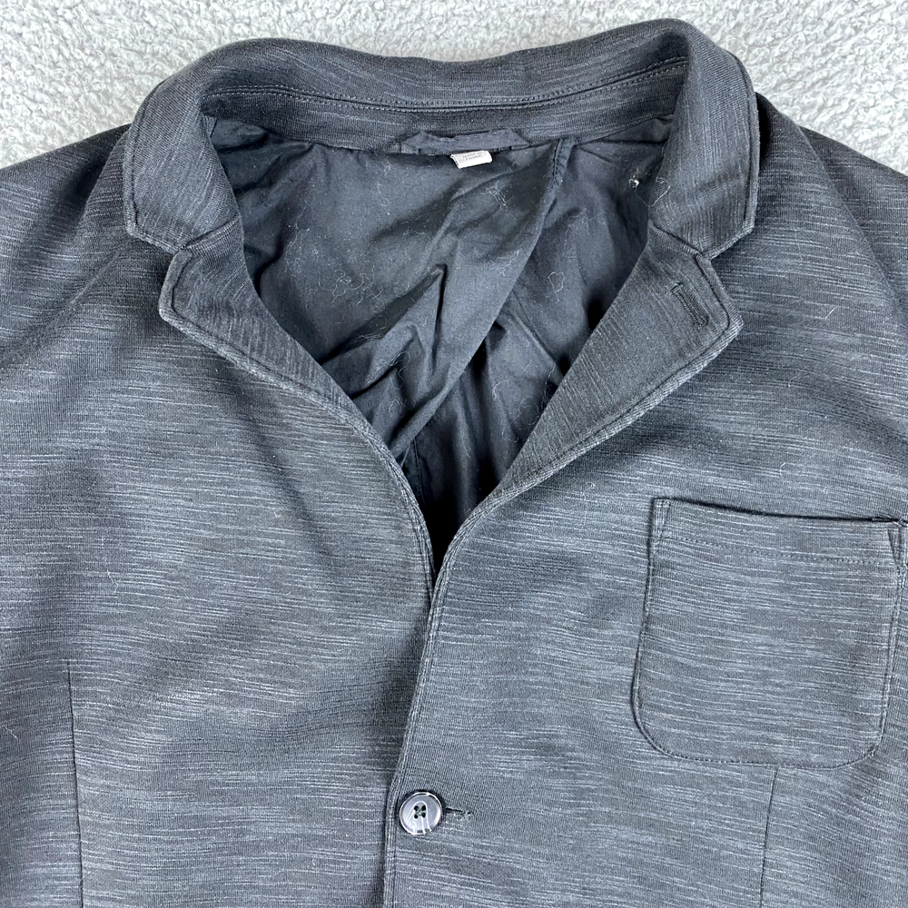 Goodfellow Kenwood Men's XL Black Stretch Knit Office Blazer Sweater