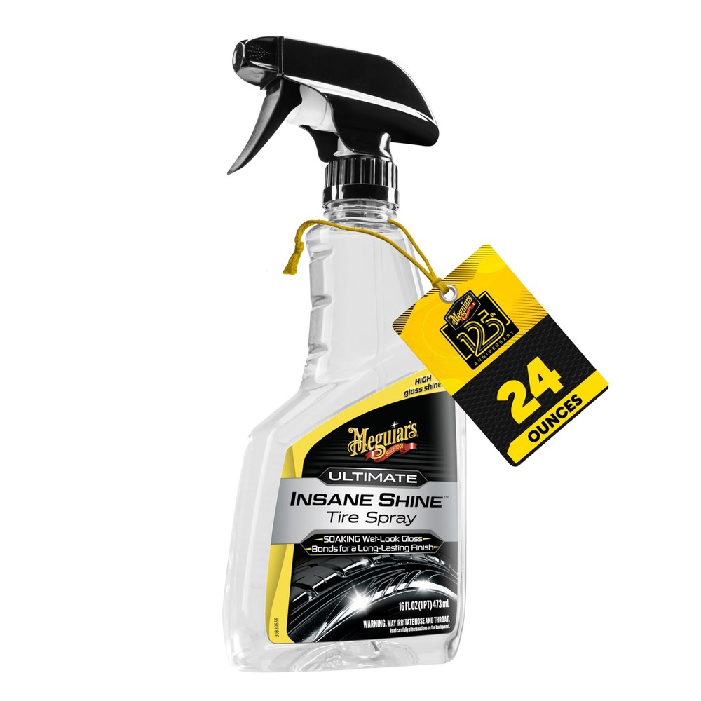 Meguiar's Ultimate Insane Shine Tire Spray - Premium 24 Ounce (Pack of 1)