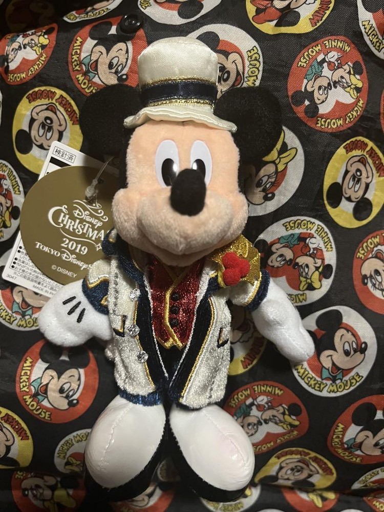 Disney Mickey Plush Badge Christmas
