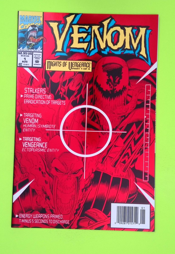 Venom Nights of Vengeance #1 Newsstand Edition Marvel Comics 1994