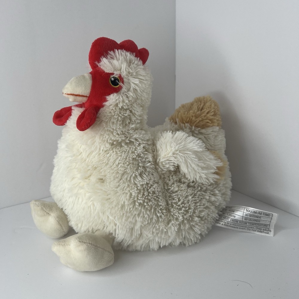 Warmies Microwavable Plush Chicken Stuffed Animal - Soft & Cozy Heat Pack