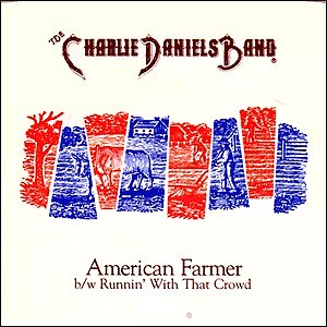 Charlie Daniels Band - American Farmer - Used Vinyl Record 7 - Promo - T16280A
