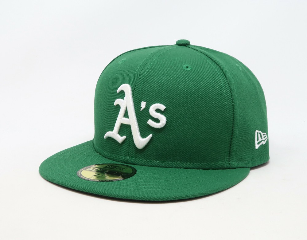 New Era 5950 Men Women Cap Oakland Athletics Alternate On Field Green Fitted Hat