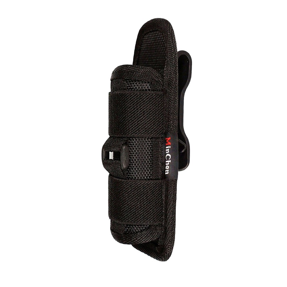 Tactical Flashlight Holster, 18650 Flashlight Pouch, Stretchy Nylon Pouch Han...