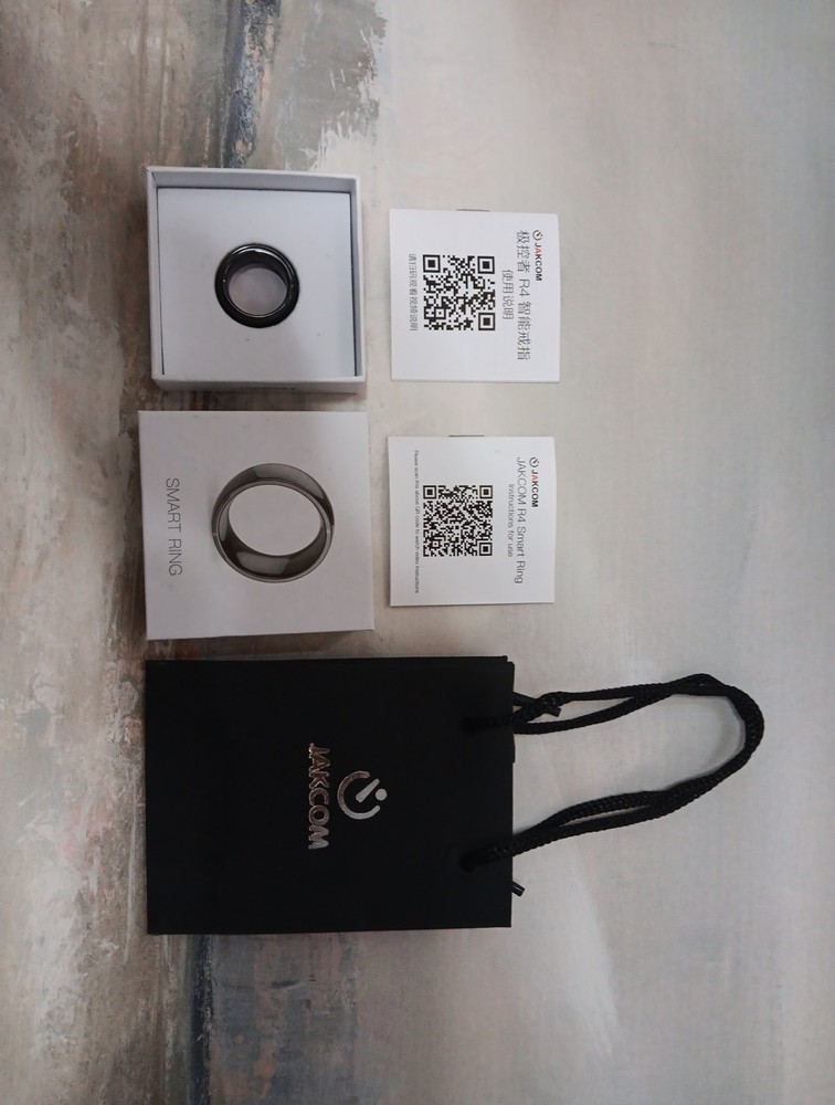 JAKCOM R4 SMART RING New Wearable 4 RFID Cards | 128GB FileShare | NFC Functions